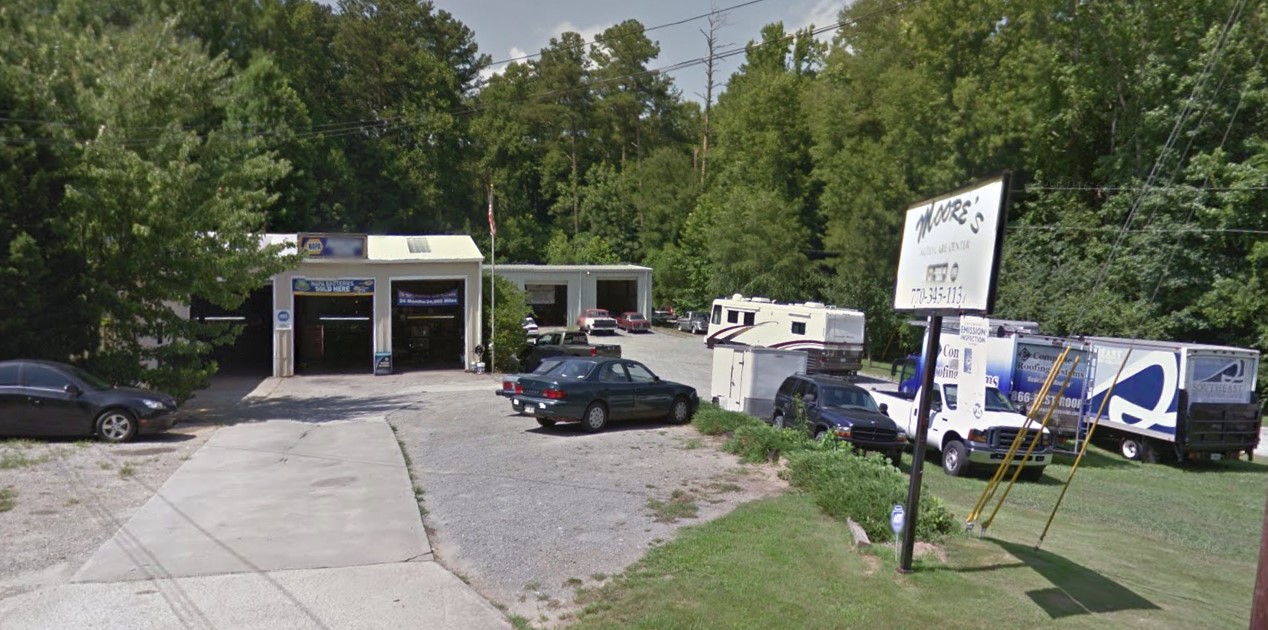 Front Auto Shop - Exterior at Moore's Auto Care Center
