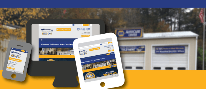 Moore’s Auto Care Center New Website